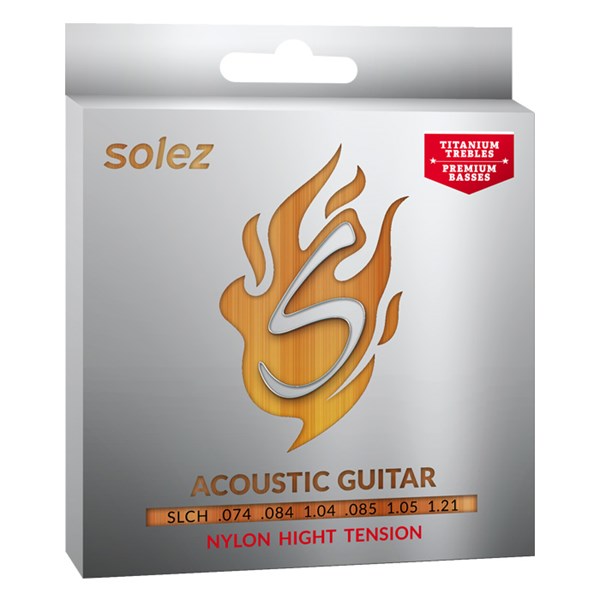 ENCORDOAMENTO VIOLÃO NÁILON NYLON HIGH TENSION SLCH - SOLEZ