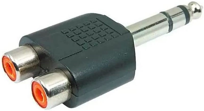 ADAPTADOR DE 2 RCA PARA P10 STEREO 64.1.512 - MXT