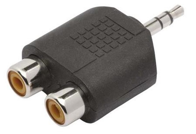 ADAPTADOR DE 2 RCA PARA P2 STEREO 64.1.236 - MXT