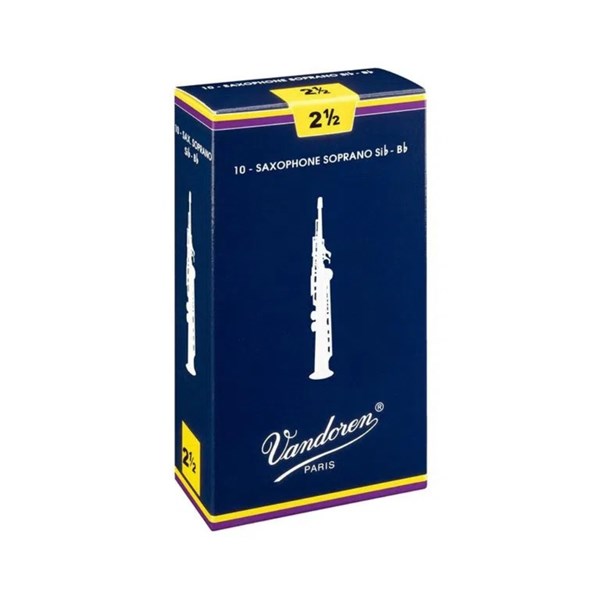 PALHETA SAX SOPRANO 2,5 TRADICIONAL SR2025 - VANDOREN PARIS (10)