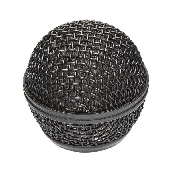 GLOBO METÁLICO PRETO 50MM ALTURA / 31MM ROSCA PARA MICROFONE M58 54.2.2 - MXT