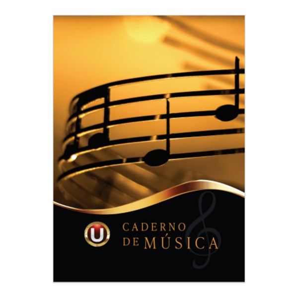 CADERNO DE MÚSICA GRANDE 12 PAUTAS CMGCU - UNACAM DIGITAL