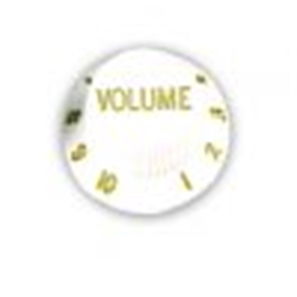 KNOB DE PLÁSTICO BRANCO VOLUME PARA CONTRABAIXO, GUITARRA E VIOLÃO KB-1 28226 - CSR