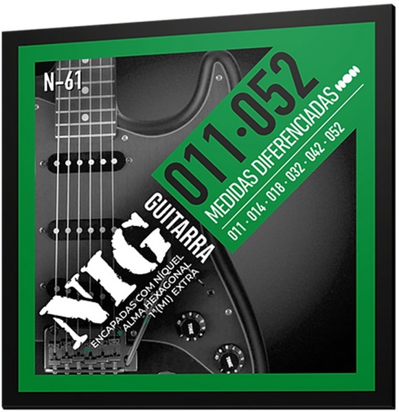 ENCORDOAMENTO GUITARRA 011-052 TRADICIONAL N-61 - NIG
