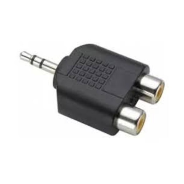 ADAPTADOR DE 2 RCA PARA P2 STEREO 64.1.236 - MXT
