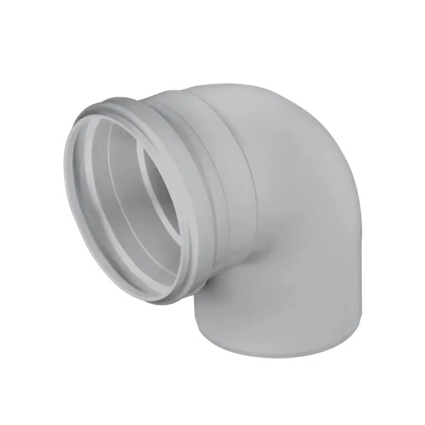 JOELHO 90 ESG2 (040MM) BCO CORR PLASTIK - REF 311210031