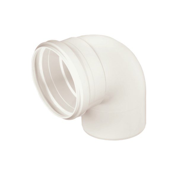 JOELHO 90 ESG1 (100MM) BCO CORR PLASTIK - REF 311210034