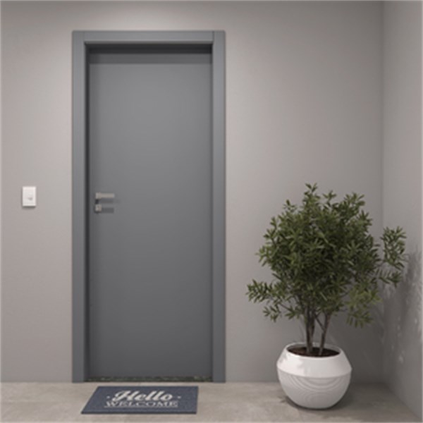 PORTA MADEIRA DELICATA COLOR NANQUIM LISA 2100X1000X35