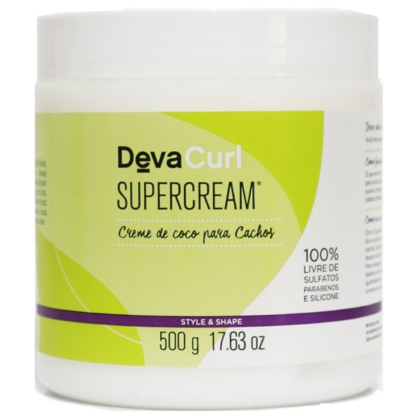 DEVA SUPERCREAM - Finalizador Base Óleo de Coco 500g