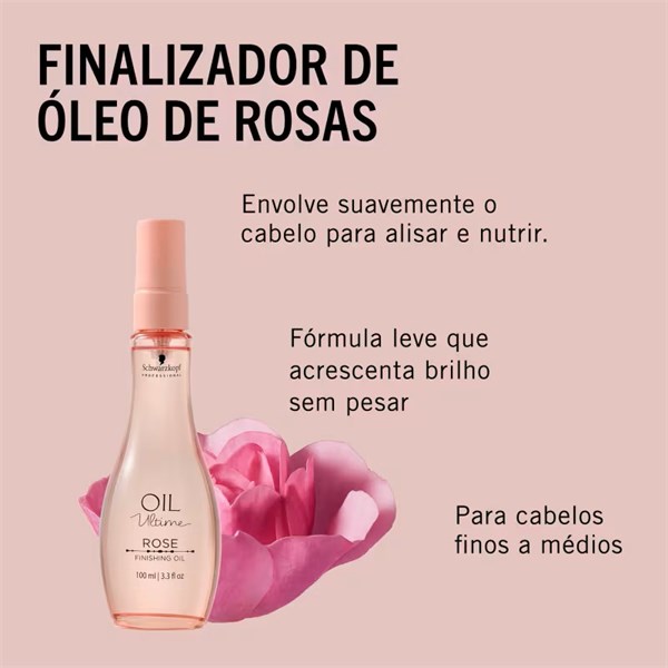 SKP Oil Ultime Rose - Óleo Finalizador Capilar 100ml