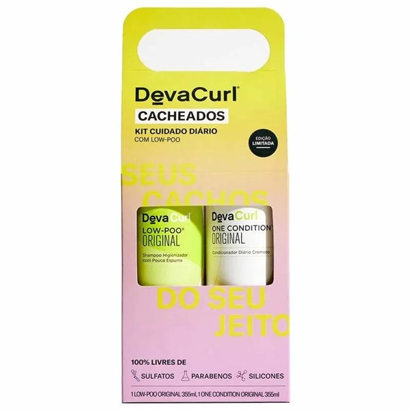 DEVA CURL KIT 2: Cab Cache (Com Low-Poo)