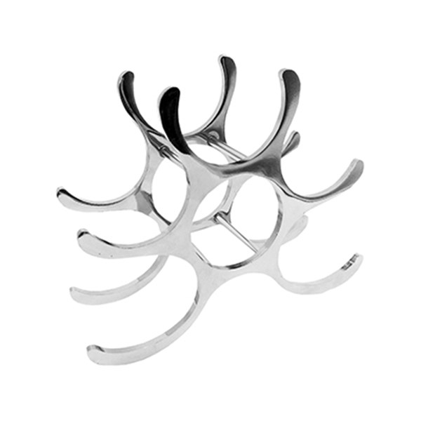 Adega Rack Vinho 6 Garrafas Alumínio