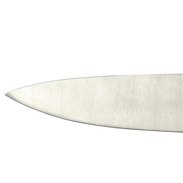 Faca Chaira Garfo 08 Inox Steel Cabo Madeira