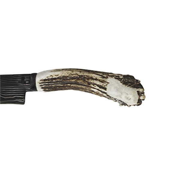 Faca 09 Damasco 5mm Larga Cabo Cervo Onix