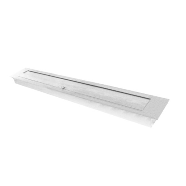 Queimador Lareira Ecológica Álcool Etanol Inox 121cm