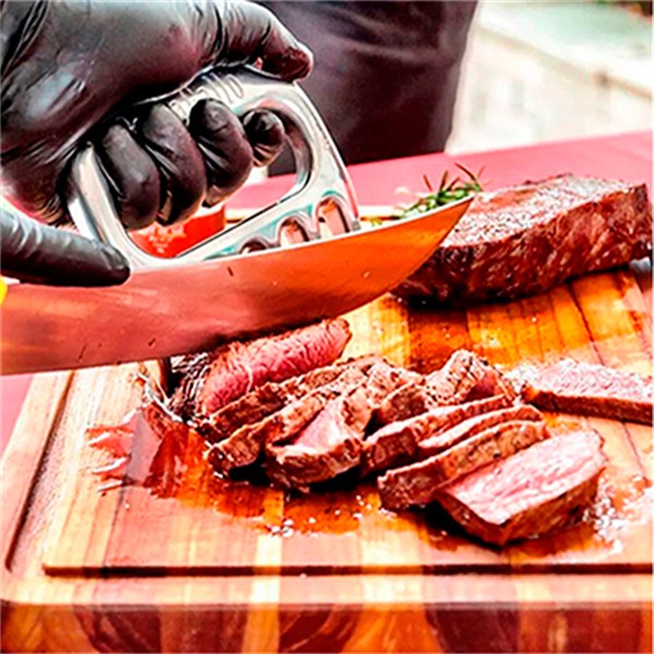 Luva Nitrílica Churrasco Preta 100 Unidades