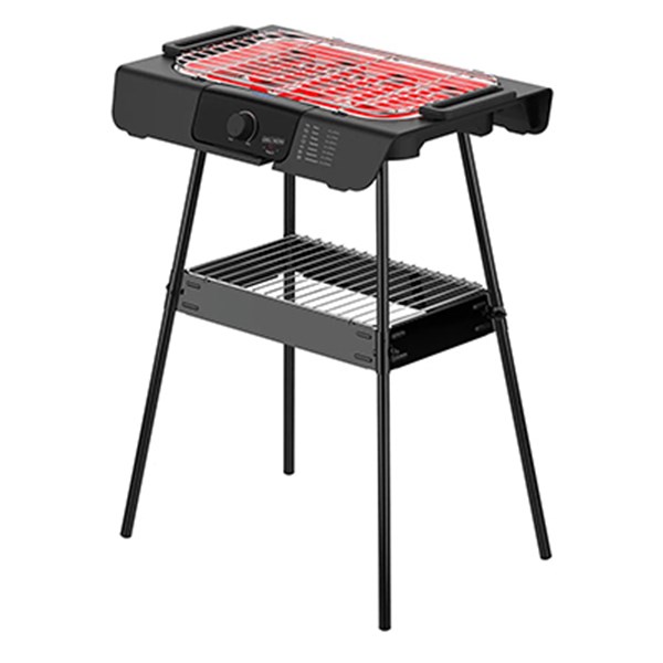Churrasqueira Elétrica Grill Suporte Pedestal  220V