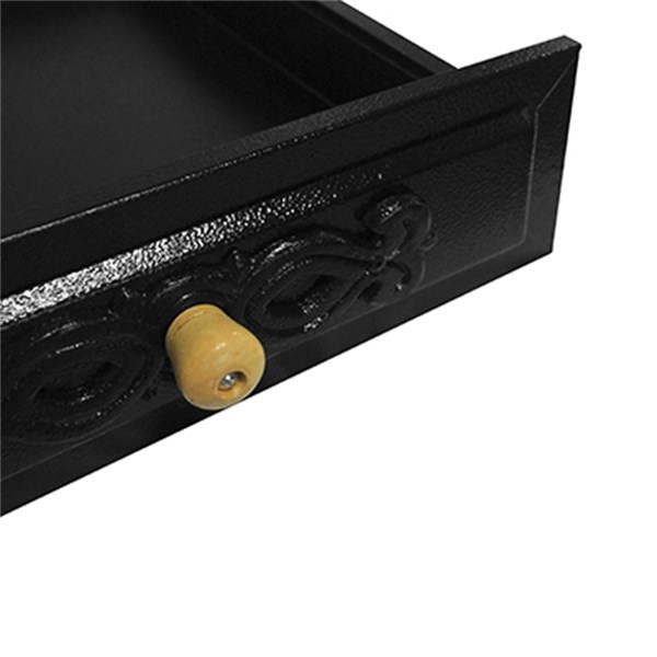 Gaveta Cinzeiro Aço Suporte 32X6X46cm Colonial Grande