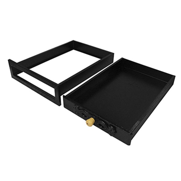 Gaveta Cinzeiro Aço Suporte 32X6X46cm Colonial Grande