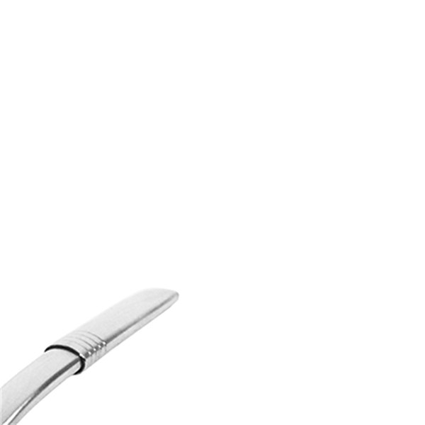 Bomba Chimarrão Inox Grande Anel Frizado Bocal Rosca