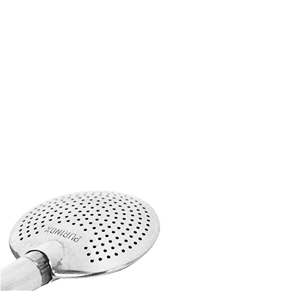 Bomba Chimarrão Inox Média Lisa Bocal Rosca