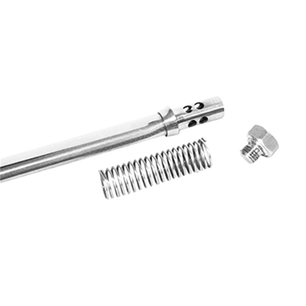Bomba Chimarrão Inox Pequena Bocal Bojo Duplo Mola