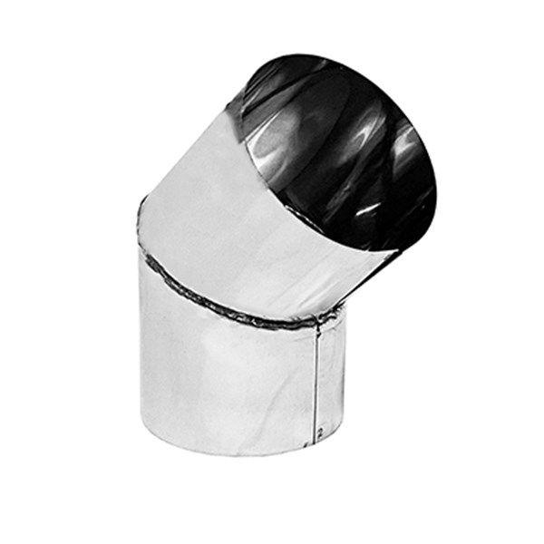 Curva Chaminé 45° 150mm Inox