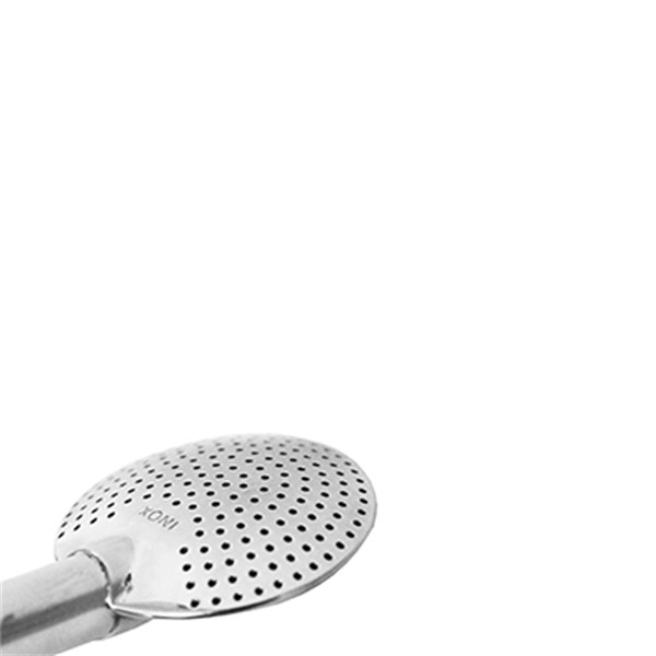 Bomba Chimarrão Inox Média Chata Nossa Senhora Aparecida Cravejado Branco