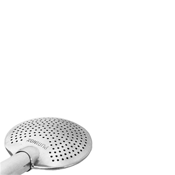 Bomba Chimarrão Inox Média Chata Resfriador Bocal Duplo
