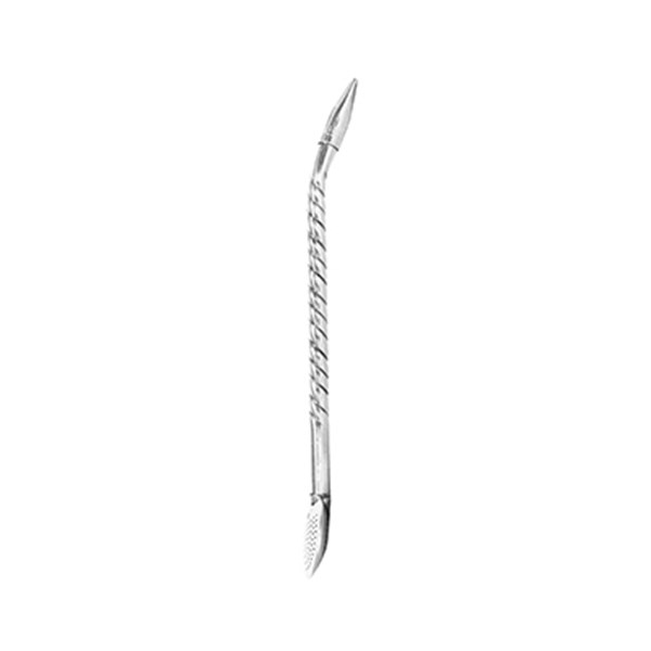 Bomba Chimarrão Inox Média Trançada Bocal Rosca