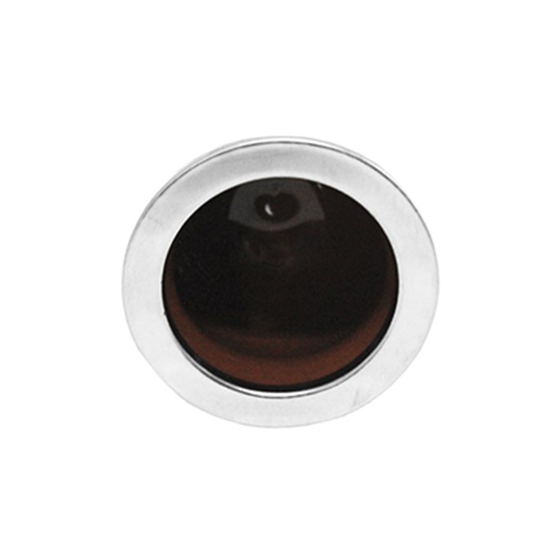 Cuia Chimarrão Cerâmica Couro Bocal Inox Pé Torpedo