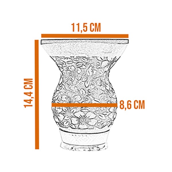 Cuia Chimarrão Porongo Pampa Gravada Bocal Queimado Pé Metal