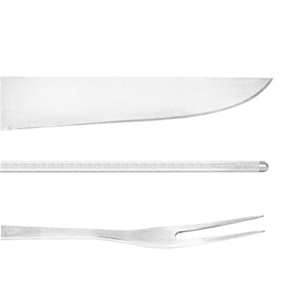 Faca Chaira Garfo 08 Inox 420 Cabo Osso