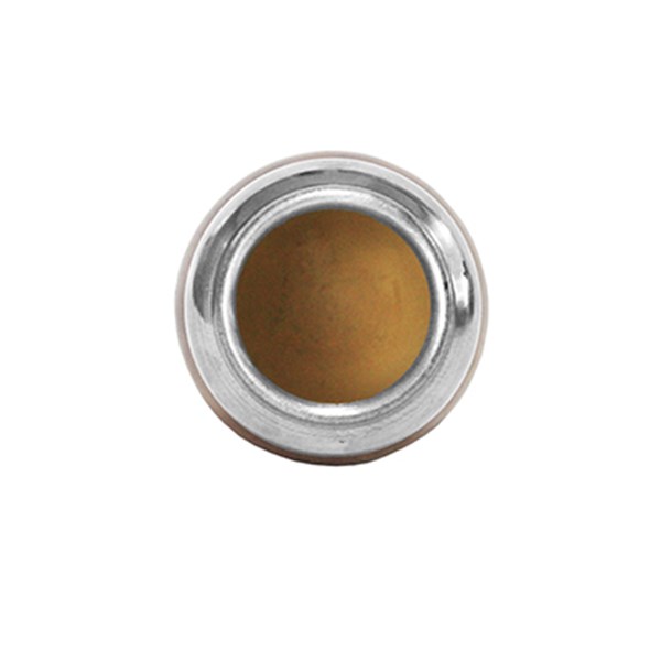 Cuia Chimarrão Porongo Torpedo Liso Bocal Inox Pé Metal