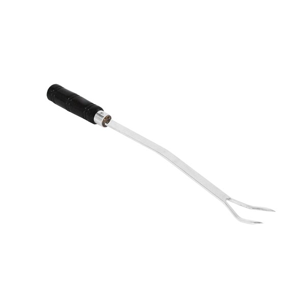 Garfo Churrasco Alumínio 35cm Cabo Madeira