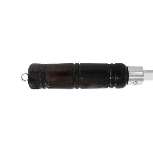 Garfo Churrasco Alumínio 35cm Cabo Madeira