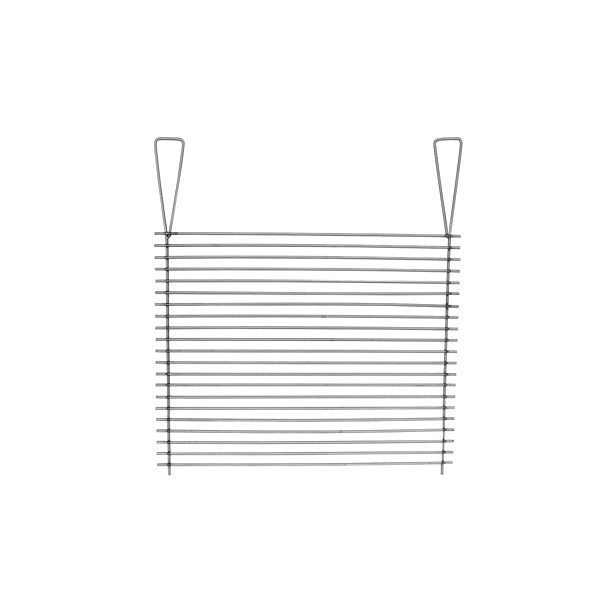 Grelha Inox 304 Camping 52X40cm Cabo Dobrado