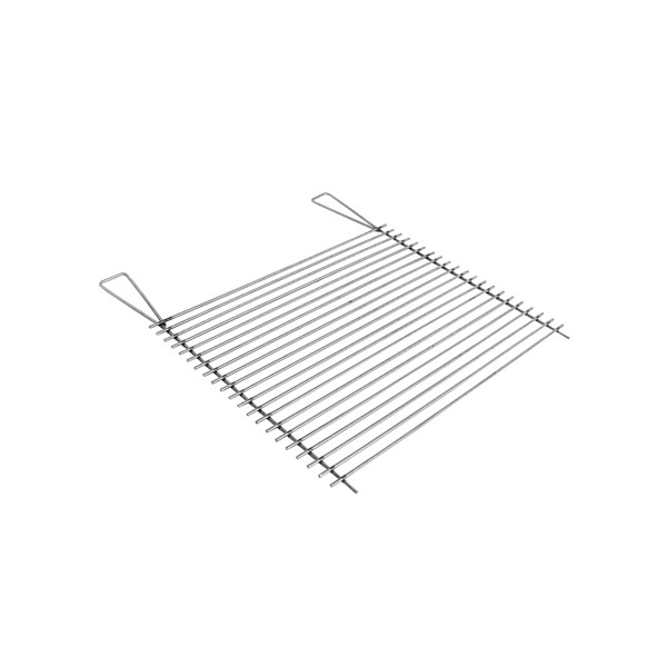 Grelha Inox 304 Camping 52X40cm Cabo Dobrado