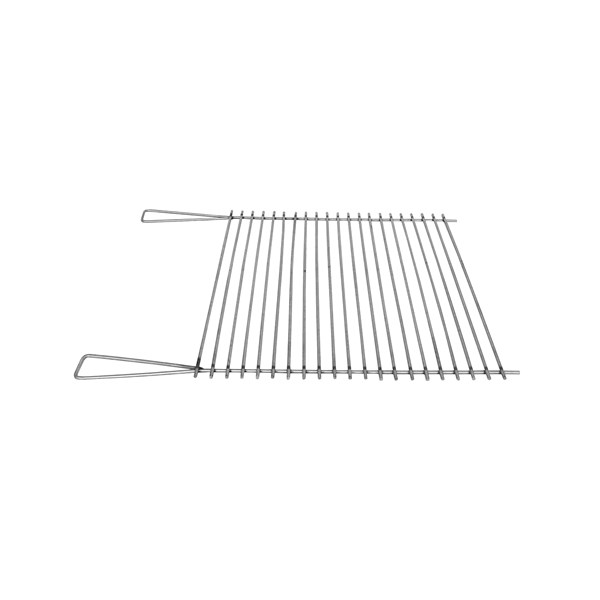 Grelha Inox 304 Camping 52X40cm Cabo Dobrado