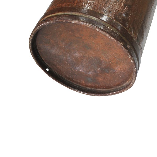 Galão Tambor Latão Tarro Leite Metal Decorativo 50L Verniz