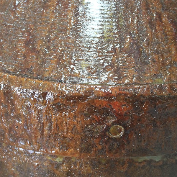 Galão Tambor Latão Tarro Leite Metal Decorativo 50L Verniz