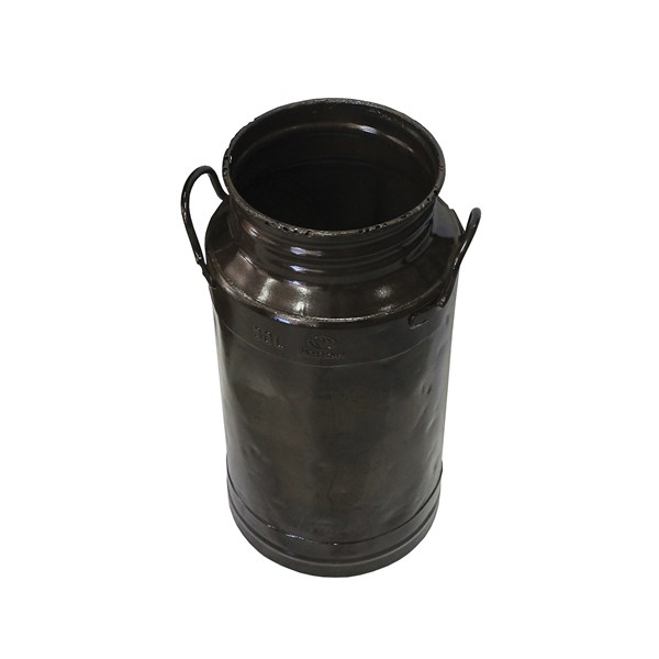 Galão Tambor Latão Tarro Leite Metal Decorativo 30L Verniz