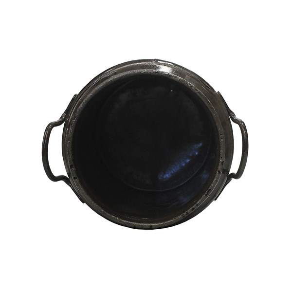 Galão Tambor Latão Tarro Leite Metal Decorativo 30L Verniz
