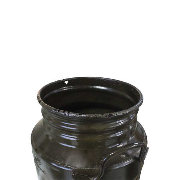 Galão Tambor Latão Tarro Leite Metal Decorativo 30L Verniz