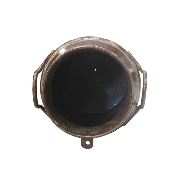 Galão Tambor Latão Tarro Leite Metal Decorativo 20L Verniz