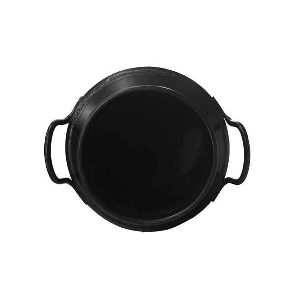 Galão Tambor Latão Tarro Leite Metal Decorativo 20L Preto