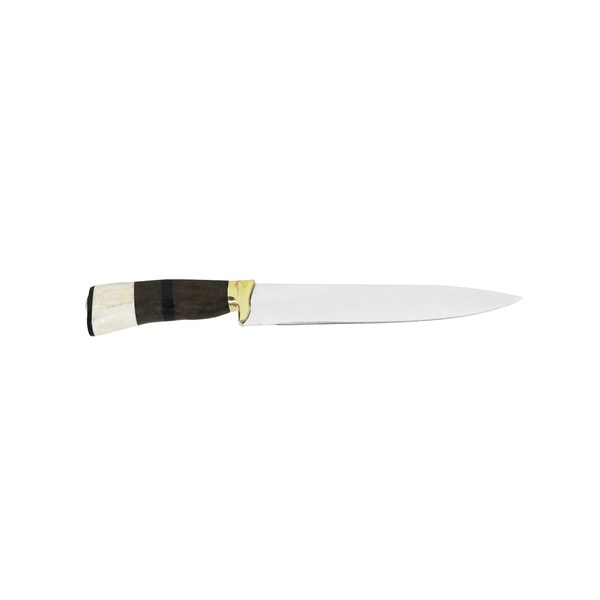 Faca 08 Inox 420 Protetor Bronze Cabo Misto