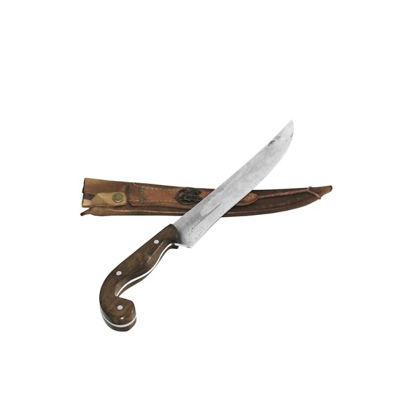 Faca 10 Carbono 1070 Cabo Madeira Tala Sorocabana