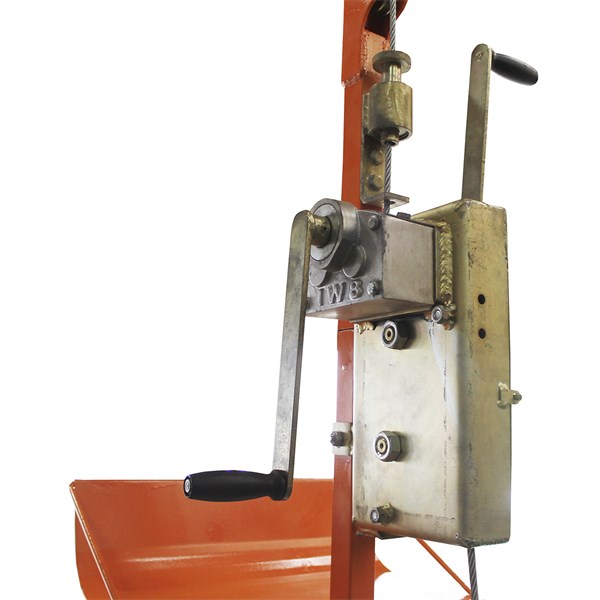 Cadeirinha Suspensa Mecânica Sobe Desce Manivela + 30m Cabo de Aço  5/16"