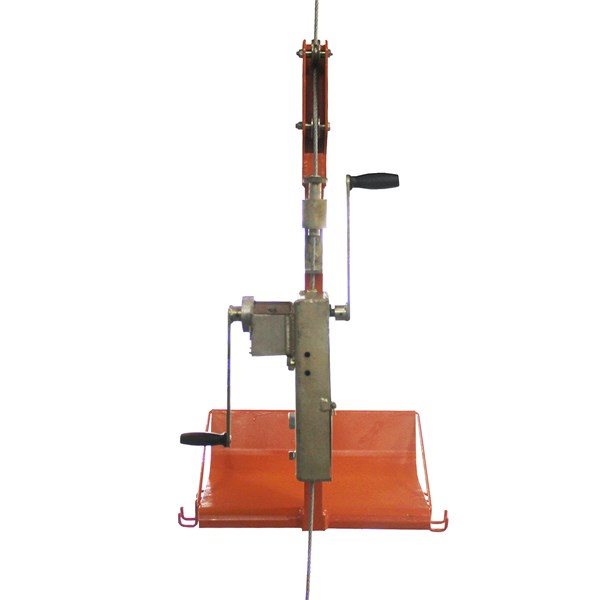 Cadeirinha Suspensa Mecânica Sobe Desce Manivela + 30m Cabo de Aço  5/16"